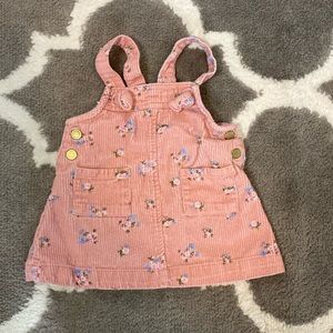 Corduroy Overalls Dress